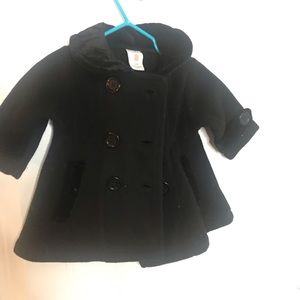Black Double Breasted Coat